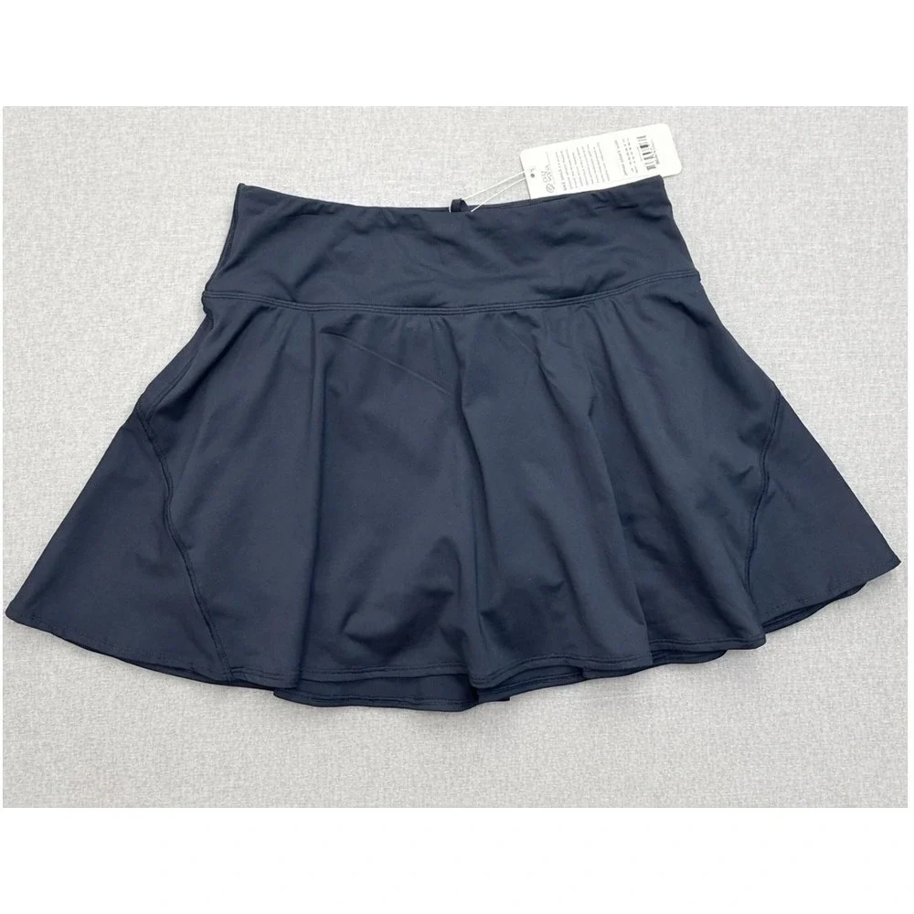 CRZ YOGA Women's UPF 50+ Sports Skirt True Navy Pleated Tennis Skort Size M 8/10 - Picture 2 of 11